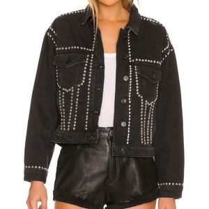 ALL SAINTS Bella Studded Jacket in Black